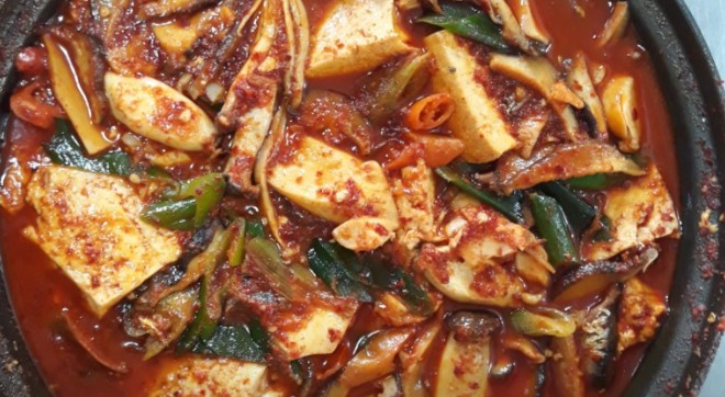 두부조림