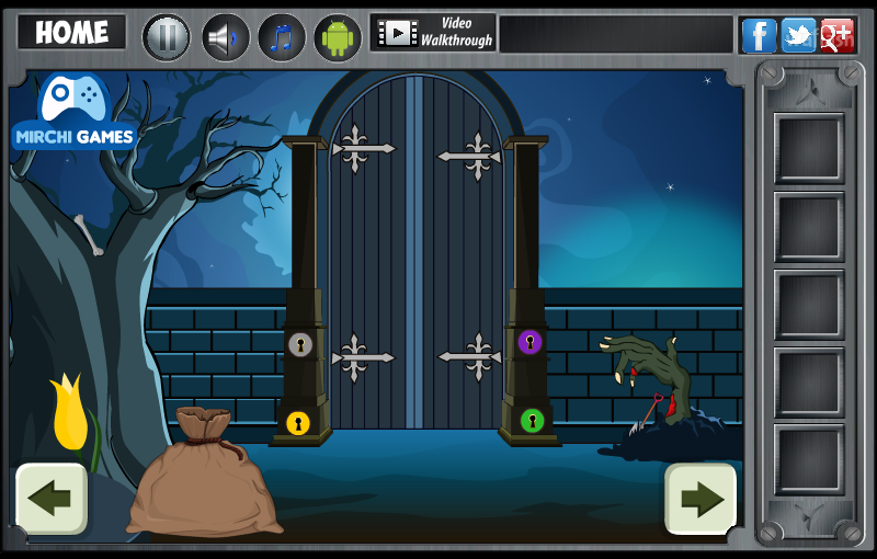 할로윈 미스터리 (Mirchi Escape Halloween Mystery) 플래시게임 와플래시 아카이브