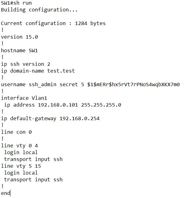 Running Configuration