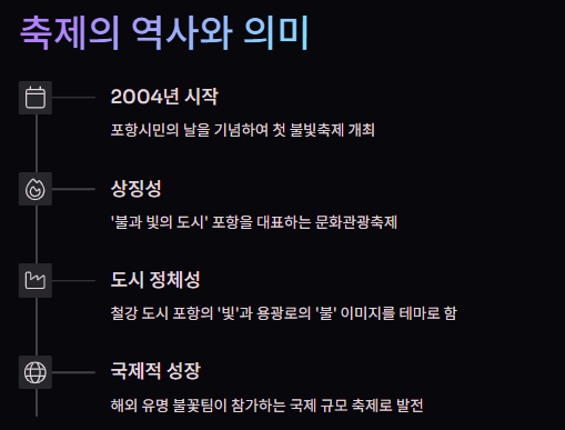 포항국제불빛축제 일정, 시간, 행사장, 명당, 주차장, 초대가수 맛집 가이드