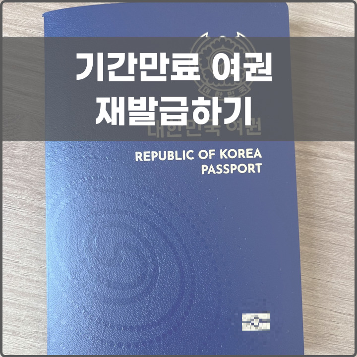 여권 기간만료 재발급 방법 포스팅 대표 사진