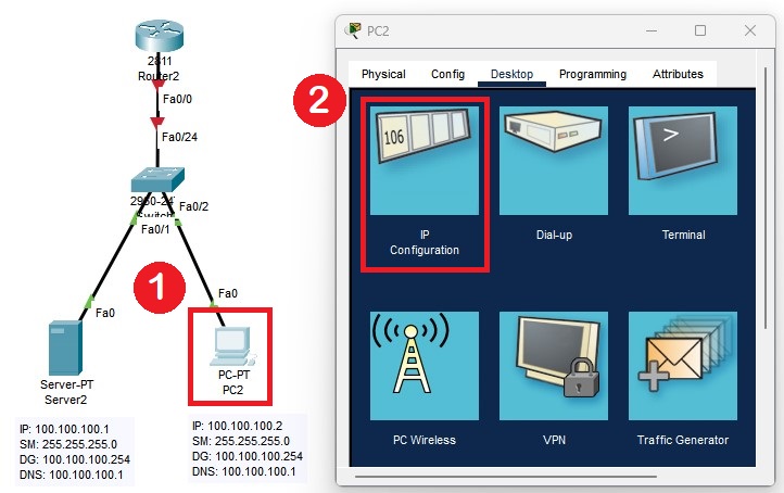 PC IP Configuration
