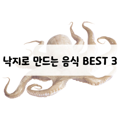 낙지로 만드는 음식 BEST 3