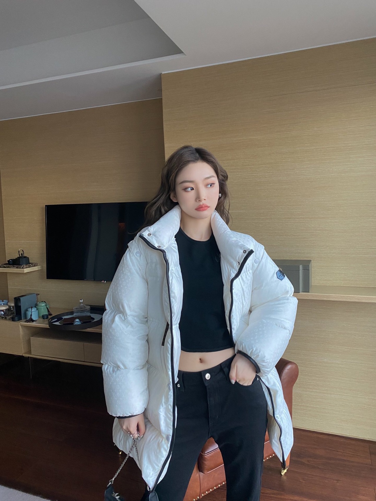  [LOUIS VUITTON] 루이비통 스냅 슬리브 오버사이즈 구스 다운 자켓 1A81YB