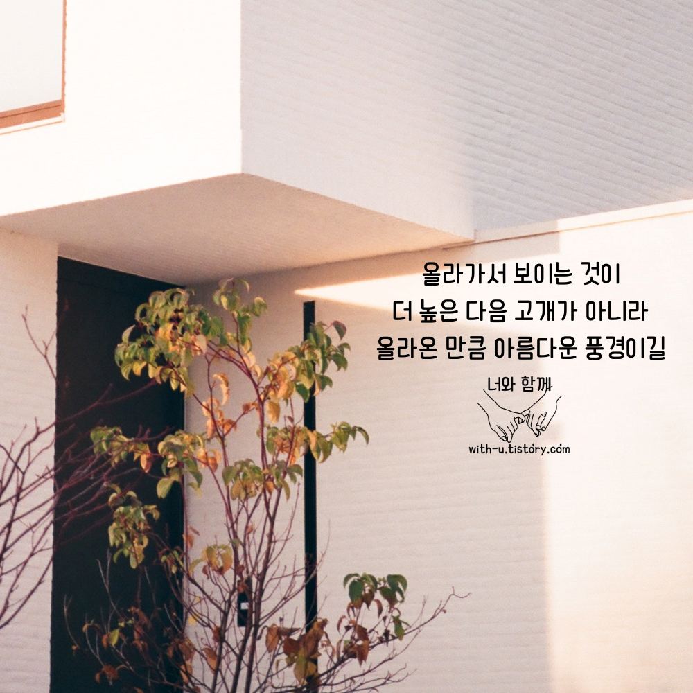  고개 명언 : 짧고 좋은 글귀 : 짧은 명언