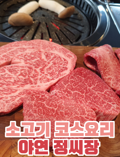  소고기 코스요리 마산맛집 야연 정씨장