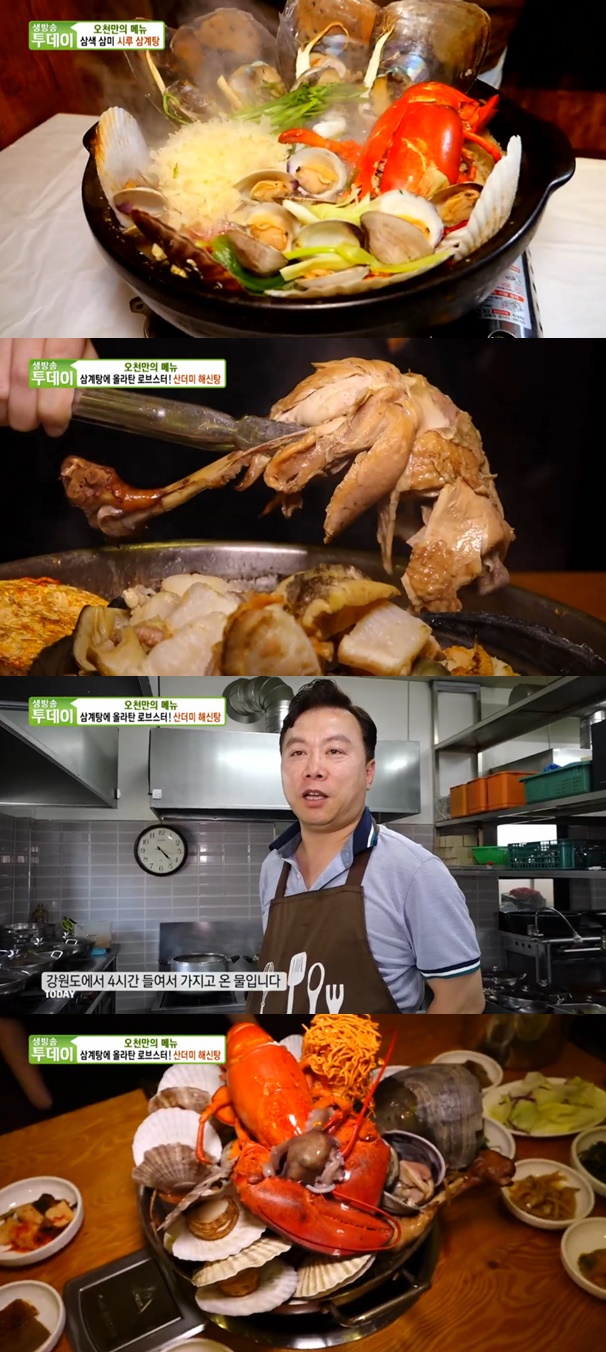  [생방송 투데이] 산더미 해신탕 정보 정리!