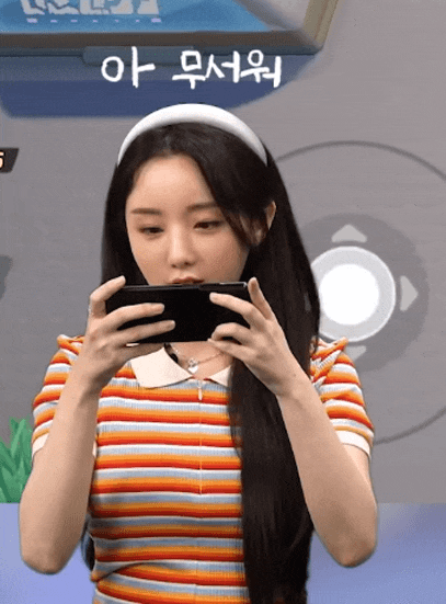  [러블리즈 케이] 구글플레이 two토리얼 시즌2 8화 움짤 : 포켓몬 유나이트 편 (with 로켓펀치 연희, 윤경, 골든차일드 지범, 동현)