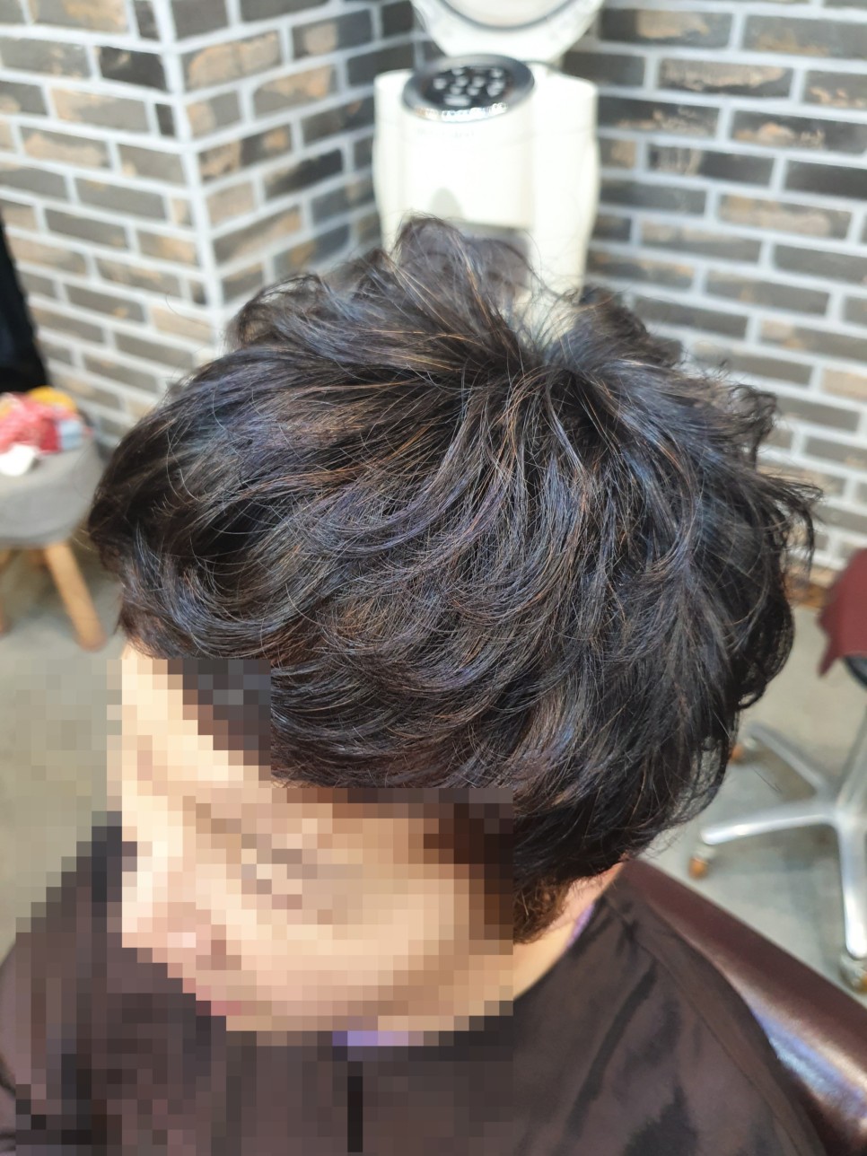 여자 숏컷 베이비펌 내추럴하고 오래가요~ 남자 투블럭 베이비펌& 15