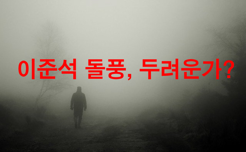  이준석 돌풍, 두려운가?