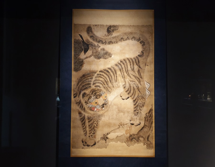 19세기작품-까치와-호랑이-그림