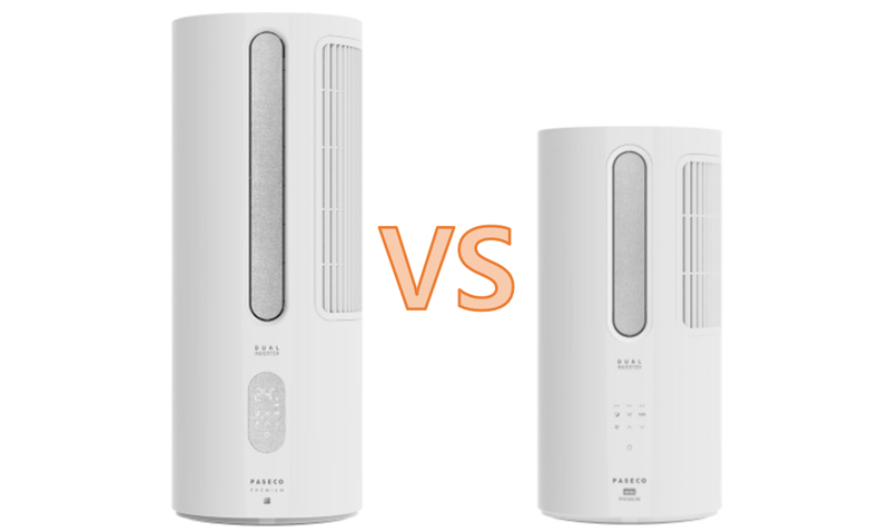 파세코 창문형 에어컨 PWA-3500PS VS PWA-M3500PS 비교