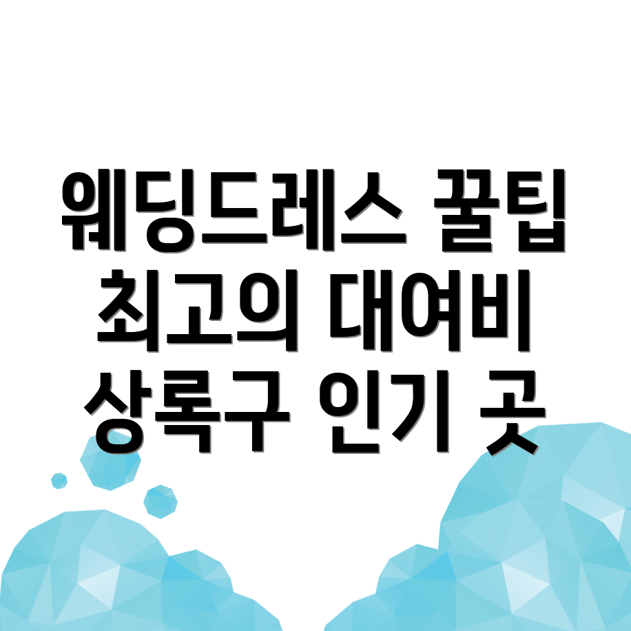웨딩드레스 가격