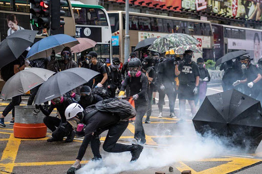 홍콩 시위 이유 시위 현장