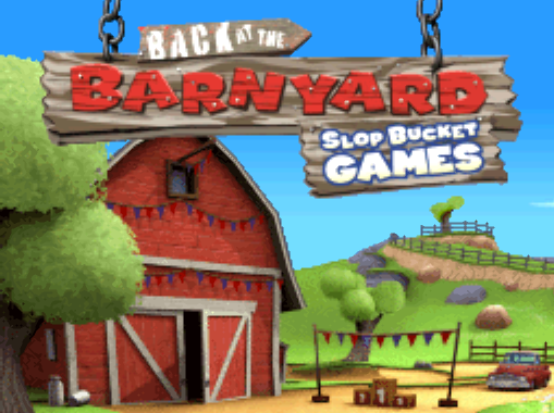  (NDS / USA) Back at the Barnyard Slop Bucket Games - 닌텐도 DS 북미판 게임 롬파일 다운로드