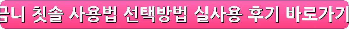 어금니 칫솔 사용법 선택방법 실사용 후기_16