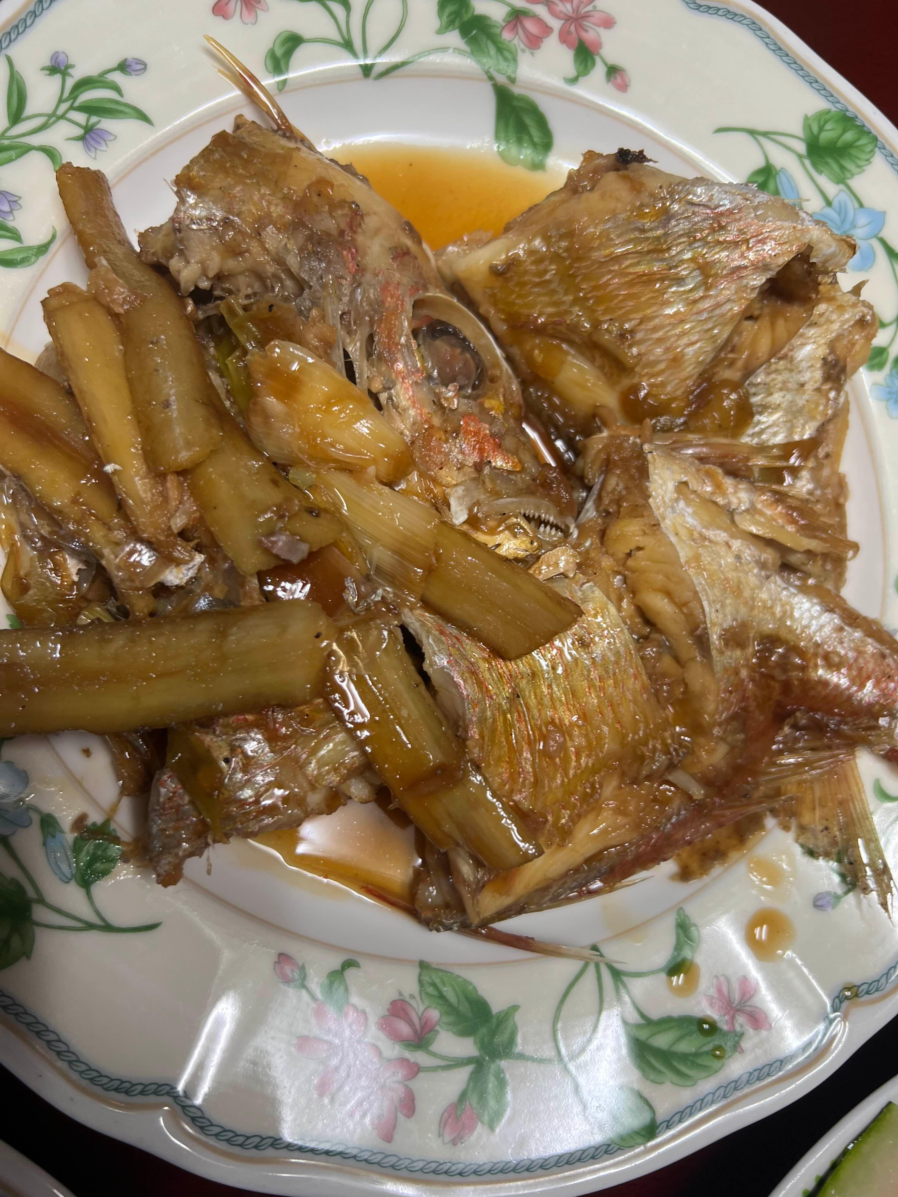 도미머리 조림