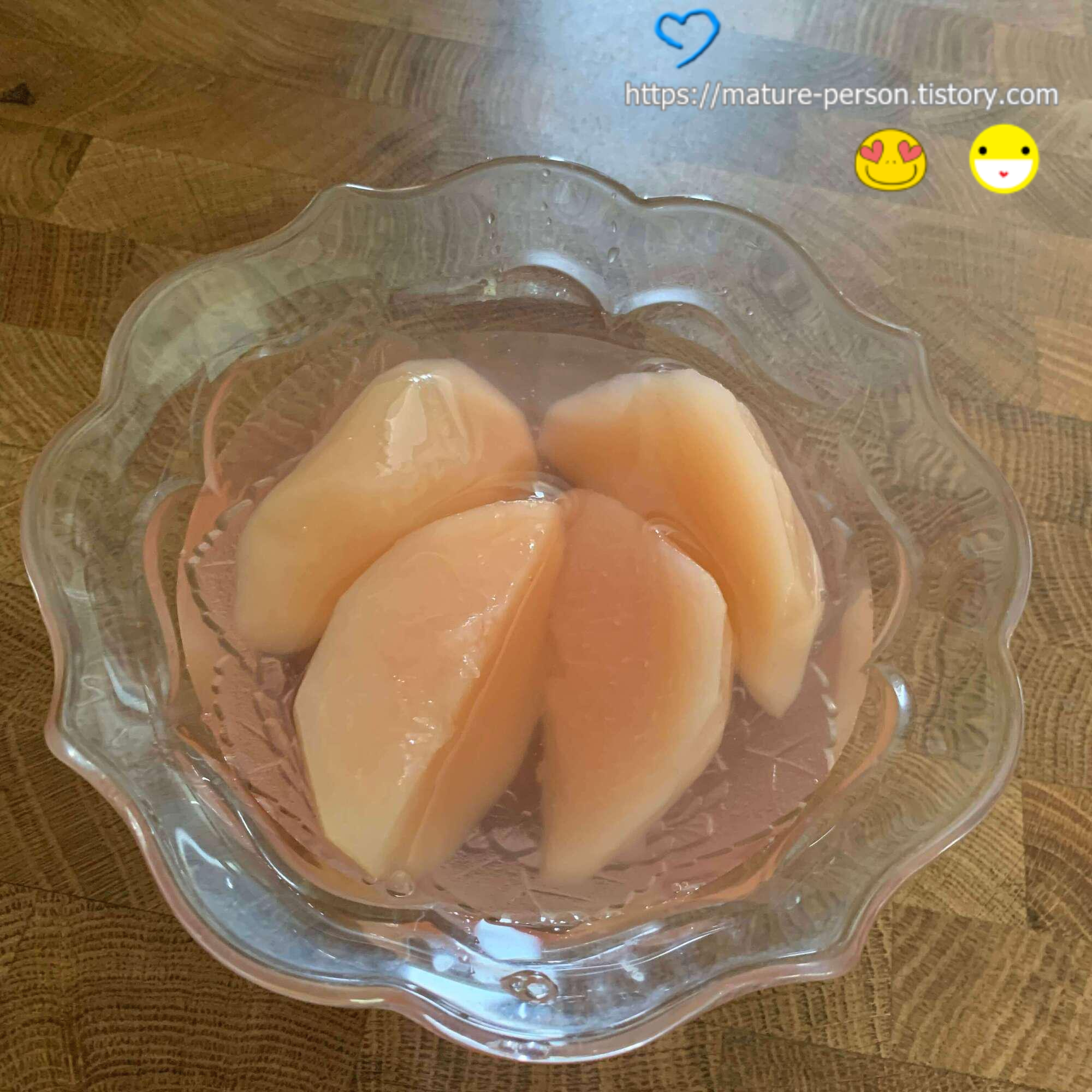  복숭아병조림 만들기 - 시원하게 오래 먹을 수 있어요