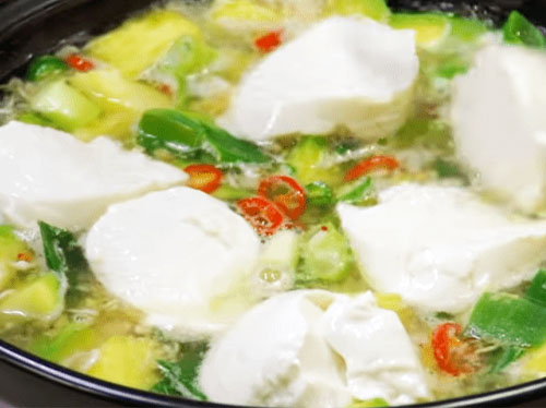 당뇨병을 위한 음식 레시피 : 3. 순두부새우젓끼재 3. 애호박 익으면 순두부 넣기