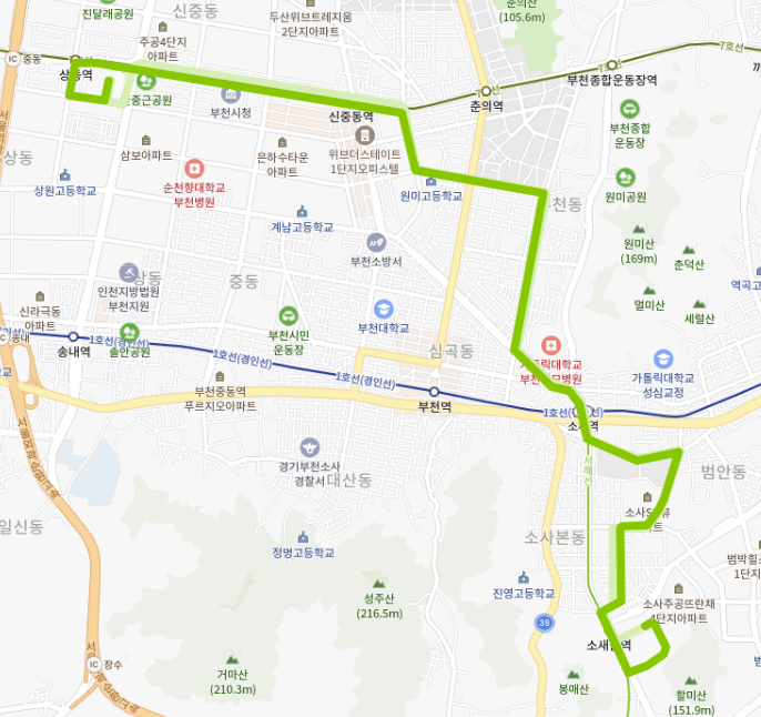  [부천] 56번버스 노선, 시간표(첫차, 막차, 배차) ::