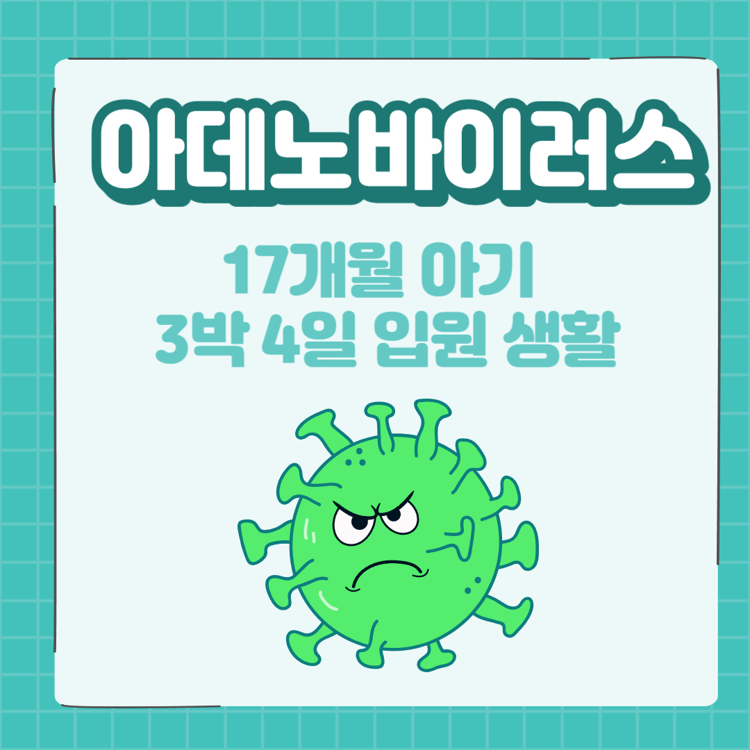  [17개월 아기] 아데노바이러스로 3박 4일 도안엠블 입원 후기