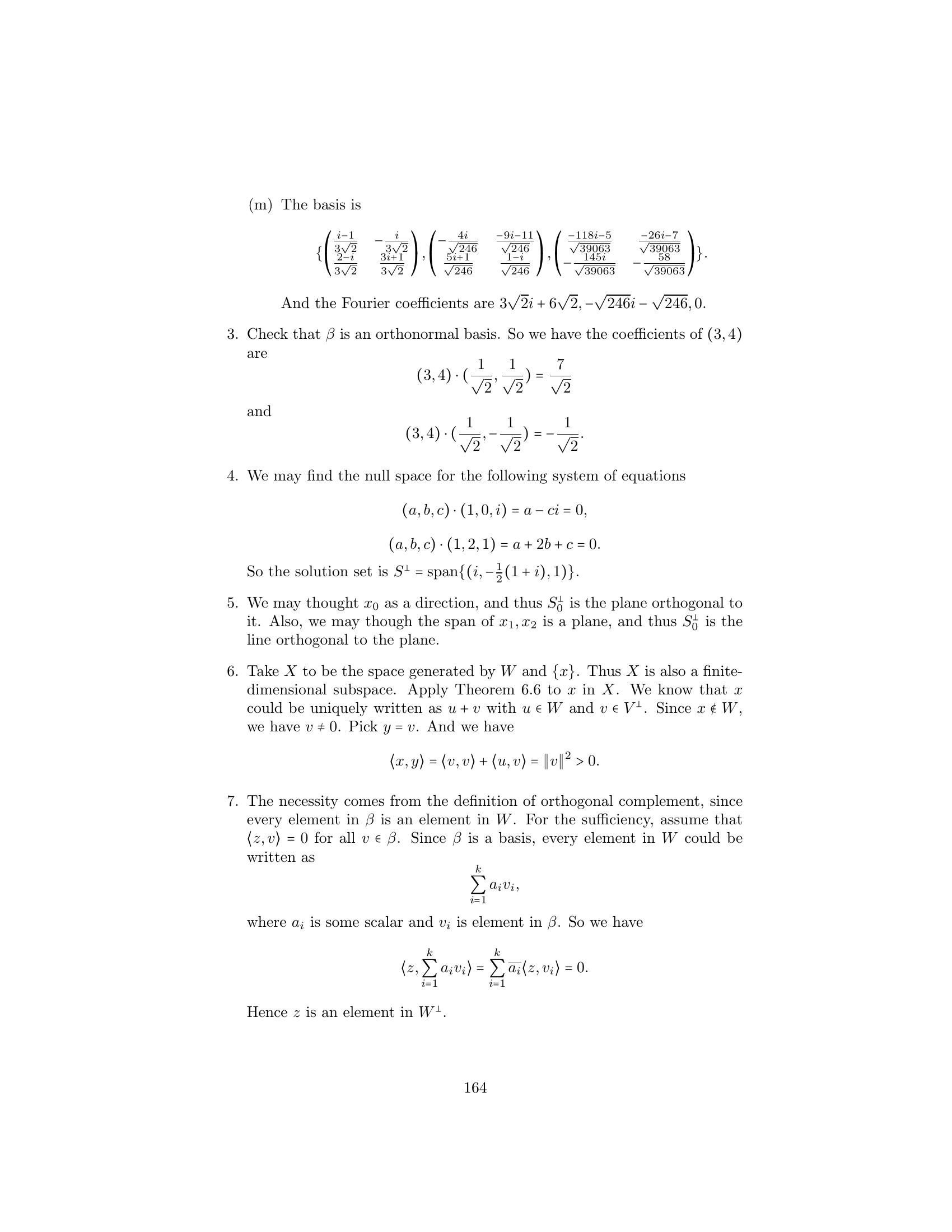 Solutions To Linear Algebra Stephen H Friedberg Fourth Edition Chapter 6