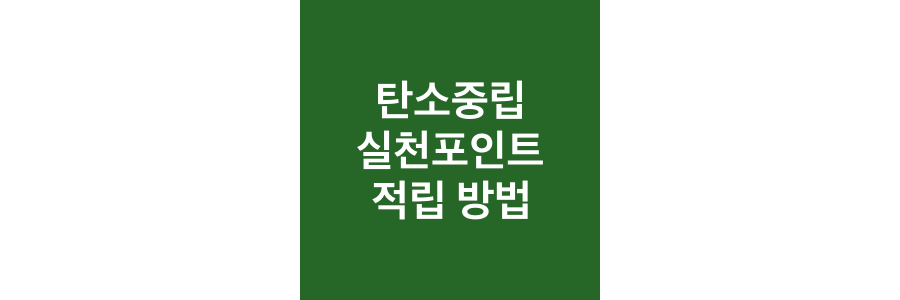 탄소중립실천포인트-적립-방법