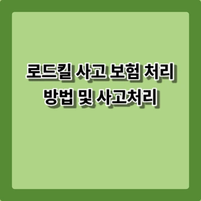 로드킬 사고