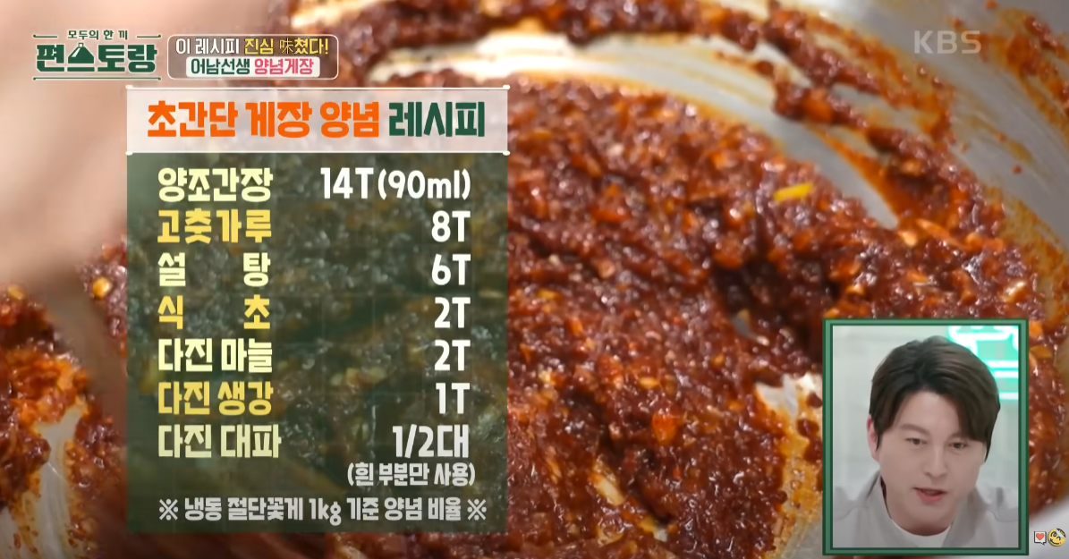 류수영 초간단 양념게장 레시피로 편스토랑 시청자 반응 폭발 - undefined - 어남선생 초간단 양념게장준비물양념레시피 류수영 초간단 양념게장 레시피로 편스토랑 시청자 반응 폭발 - undefined - 어남선생 초간단 양념게장준비물양념레시피