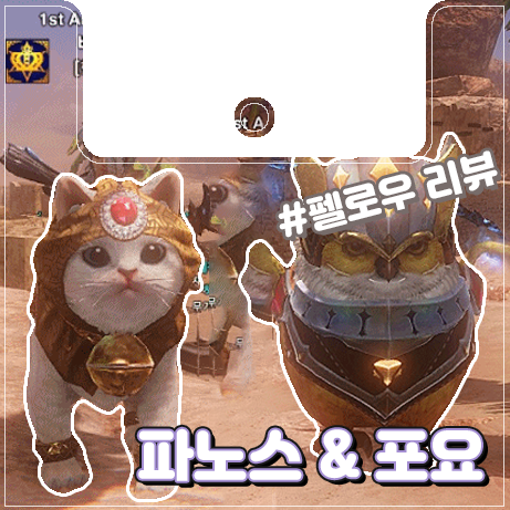  [이카루스] 두 사막 마스코트 신기루의 파노스 & 영광의 포요 리뷰