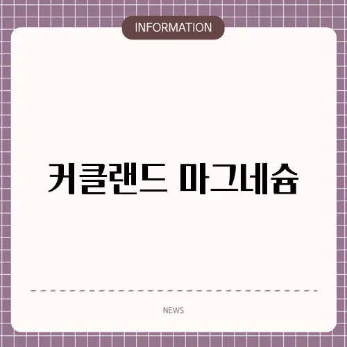 커클랜드 마그네슘
