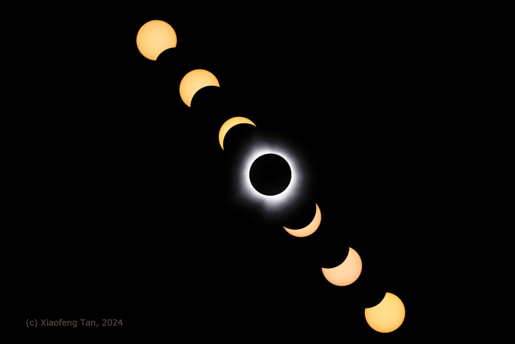  [NASA/APOD/오늘의 천체사진] 미국 아칸소주 마운틴뷰에서 촬영한 개기일식 타임랩스