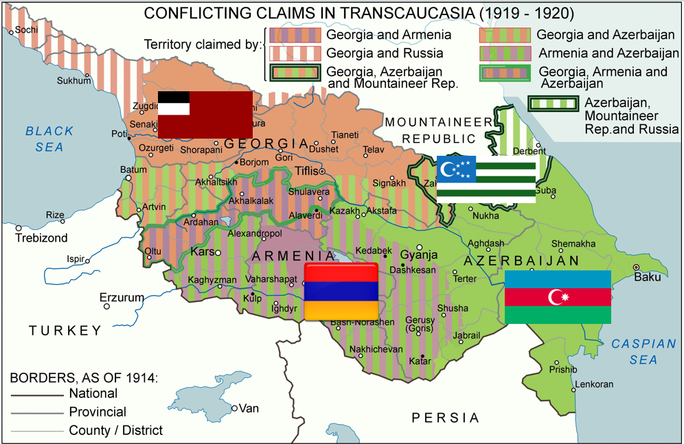 남캅카스 지역 민족 영역