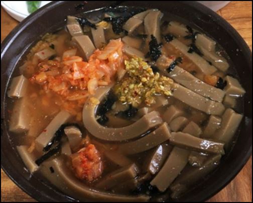 도토리-묵밥