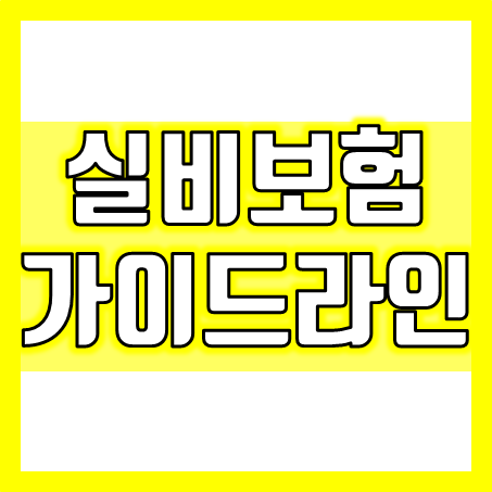  단독실비보험 가입 시 정보가 부족한 분들을 위한 비교 가이드라인