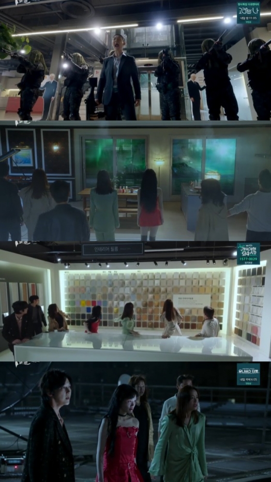 7인의 탈출 장면