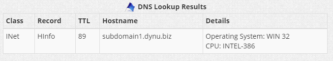 dns-HINFO