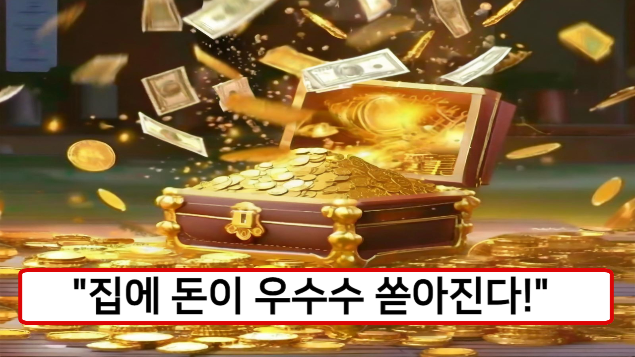 "집에 돈이 우수수 쏟아진다" 이것을 베개 밑에 두면 돈과 행운을 불러옵니다.