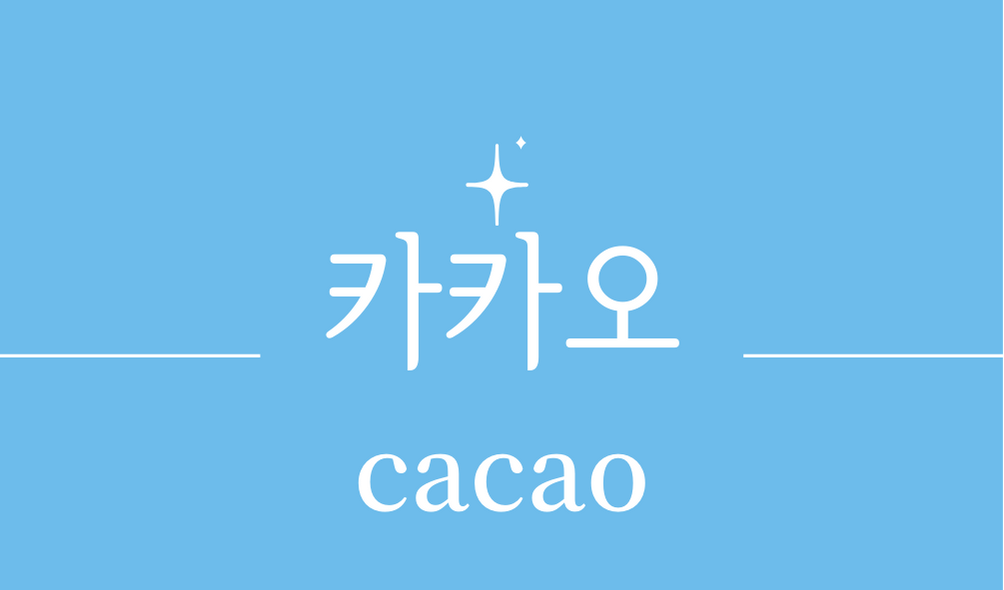 &#39;카카오(cacao)&#39;