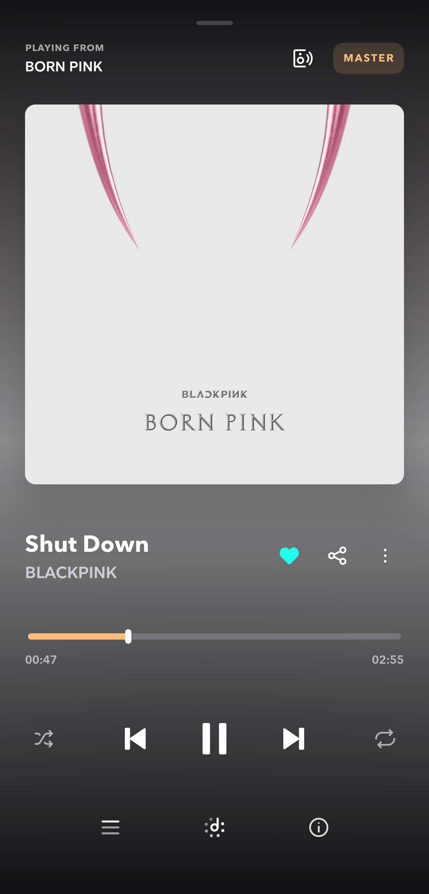 BLACKPINK BORN PINK Shut Down TIDAL