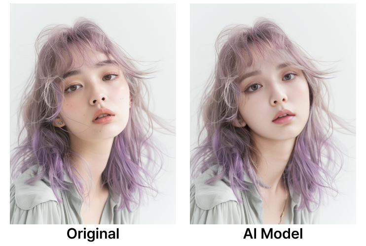 미용실 마케팅: AI 모델을 활용해 다양한 시술 사진 구비