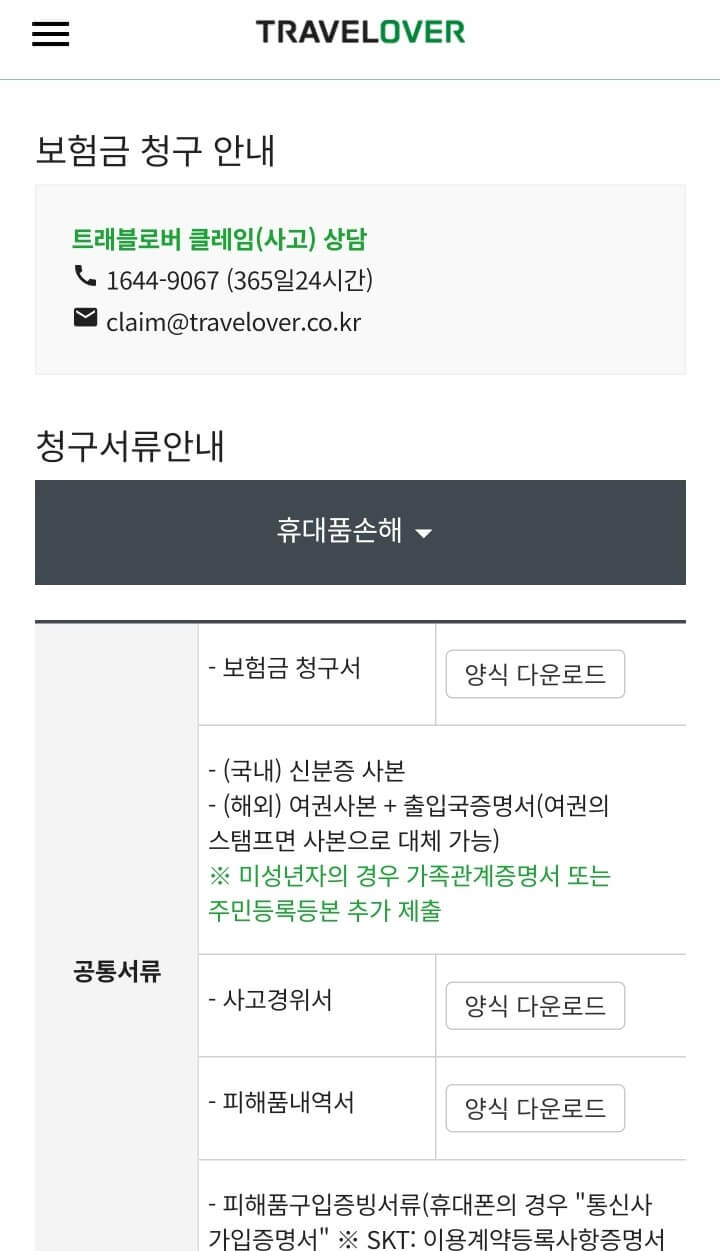 [D-21] 미국 여행자보험 가입하기(트래블로버) :: 취향가득 리뷰다이어리
