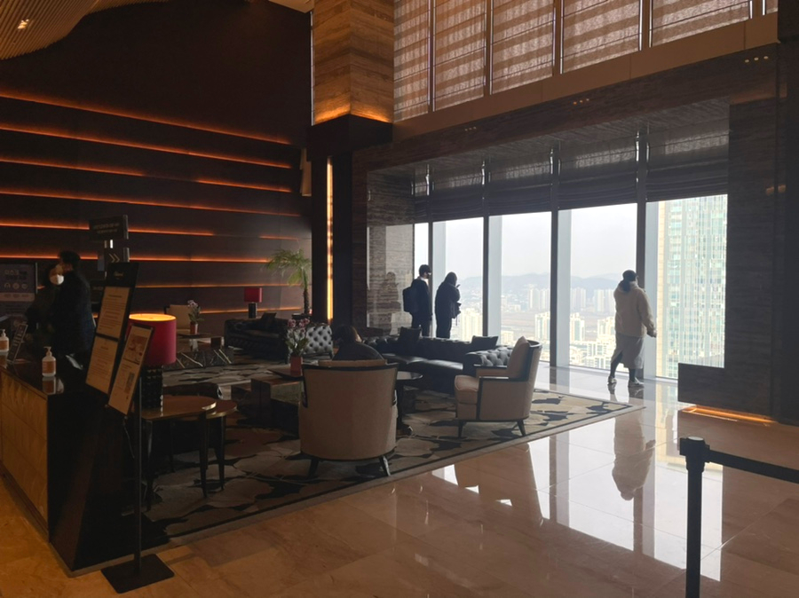 인천 송도 야경 송도 호캉스 추천! 오크우드 프리미어 54