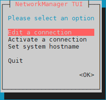 Redhat Linux 8 nmtui ip 설정