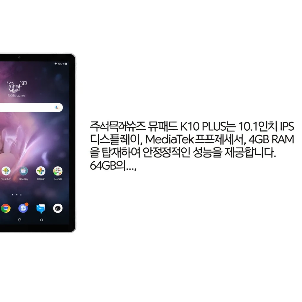 아이뮤즈 뮤패드 K10 PLUS 가성