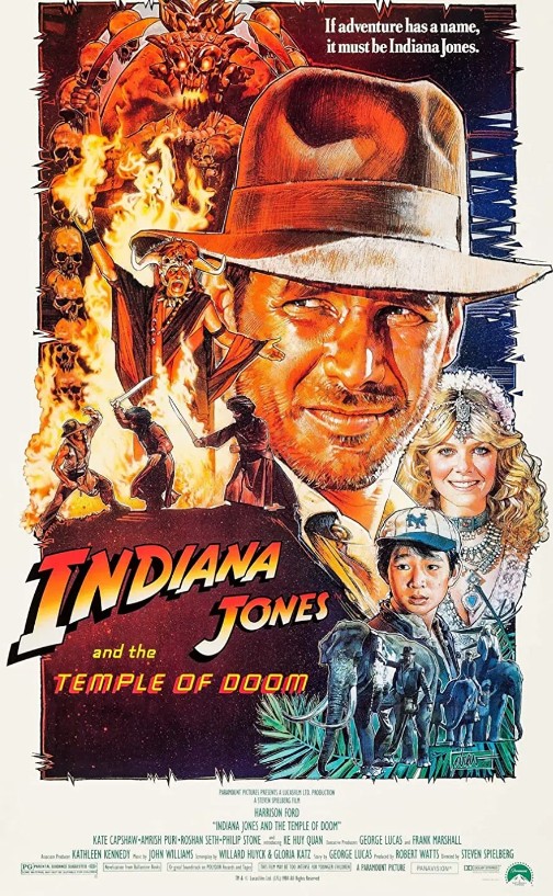인디아나 존스:미궁의 사원(Indiana Jones and the Temple of Doom)(출처:루카스필름)