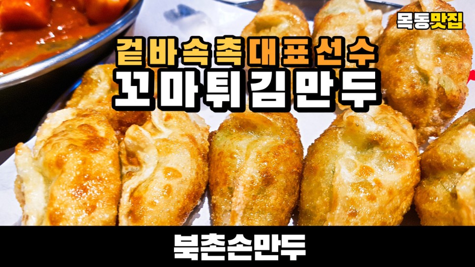  목동맛집 겉바속촉 꼬마튀김만두 북촌손만두