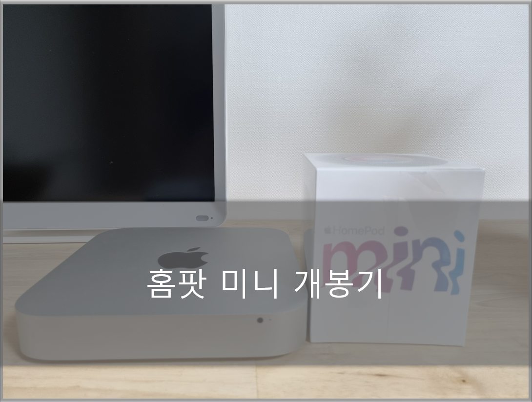  애플 홈팟 미니 개봉기