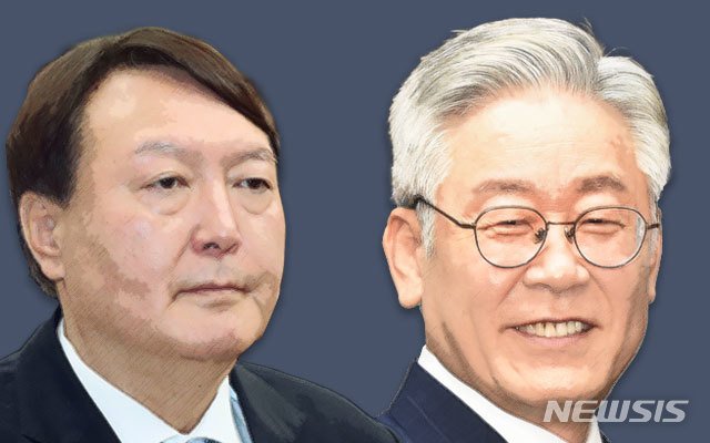  'X파일·장모 실형'에도…윤석열 36.1% 이재명 26.2% 오차밖