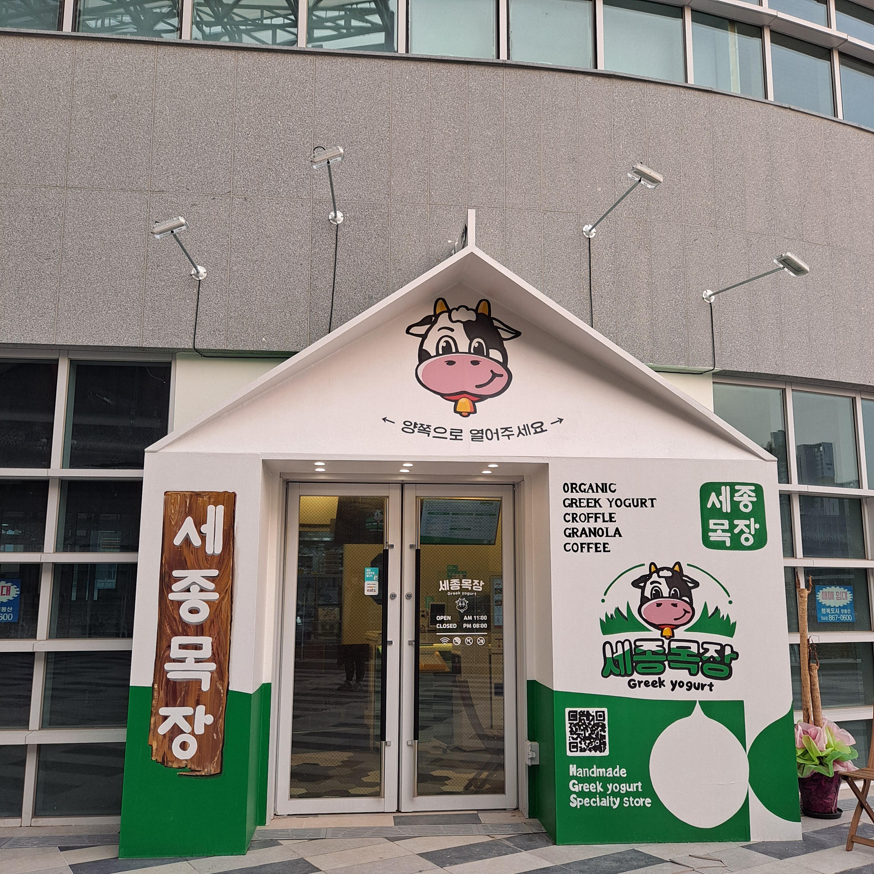  세종시 나성동 꾸덕꾸덕한 그릭요거트 맛집  '세종목장'